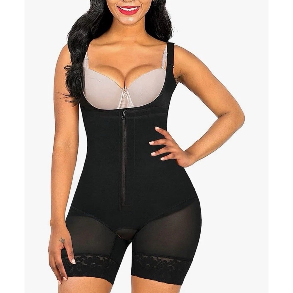 ShaperX Shapewear Tummy Control Faja Body Shaper Butt Lifter Crotchless